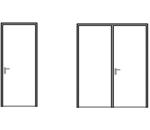 Multipurpose fire door | Steel | 1 and 2 leaves - Fael Security